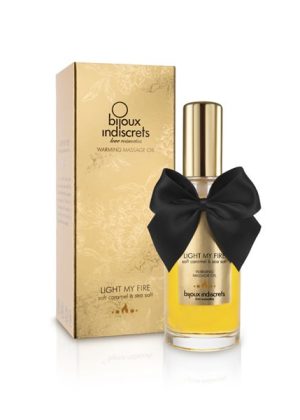 Huile de massage embrassable Chauffante - Caramel Doux