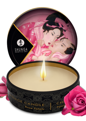 Mini bougie de massage - Aphrodisia Rose