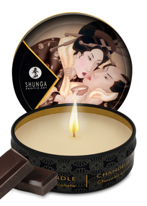 Mini bougie de massage - Excitation Chocolat enivrant