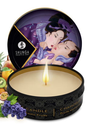 Mini bougie de massage - Libido Fruits exotiques