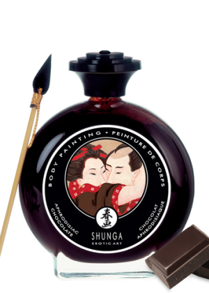 Peinture de corps embrassable - Chocolat noir