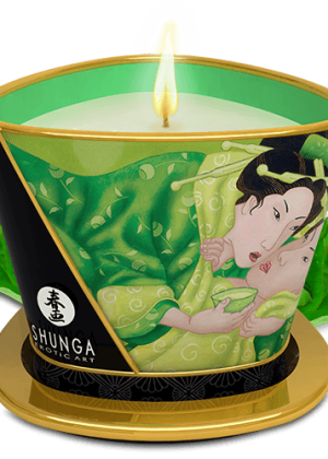 Bougie de massage lueur et caresses - Zenitude Thé vert exotique