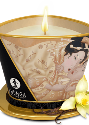 Bougie de massage lueur et caresses - Désir Vanille