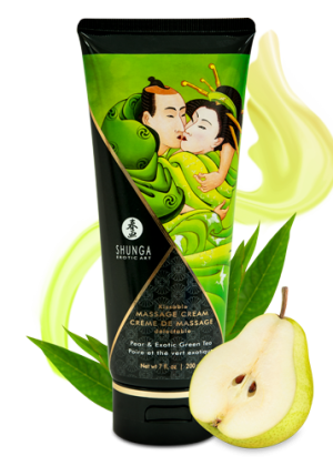 Crème de Massage délectable - Poire et Thé vert exotique