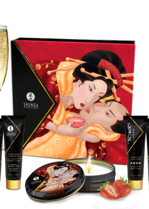 Kit Secret de Geisha - ORGANICA - Vin pétillant à la fraise