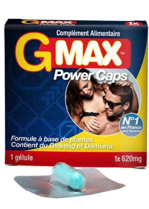 Gmax Power Caps Homme - 1 gélule