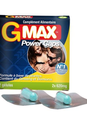 Gmax Power Caps Homme - 2 gélules