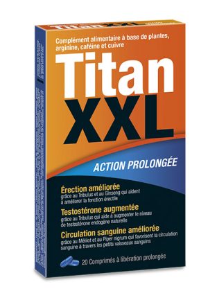 Titan XXL Homme - 20 gélules