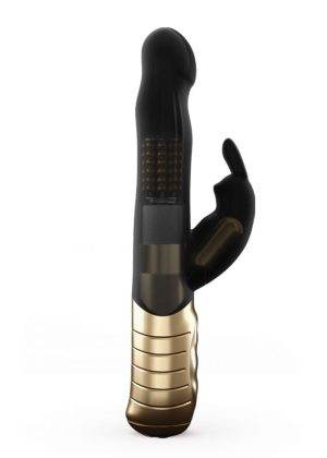 Vibromasseur Dorcel Baby Rabbit 21 cm 2.0 - Noir et Or