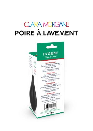 Poire à lavement Clara Morgane - Noir
