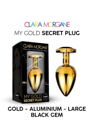 My Gold Secret Plug - Noir