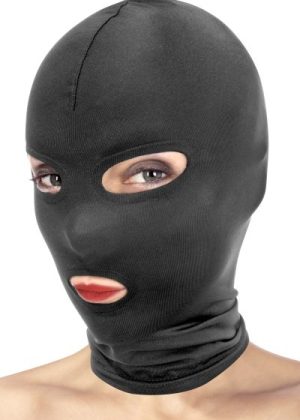 Cagoule ouvertures yeux et bouche Fetish Tentation