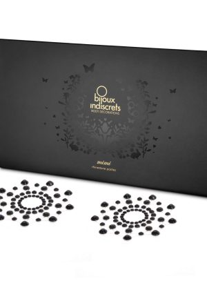 Mimi - Bijoux de seins Strass - Noir