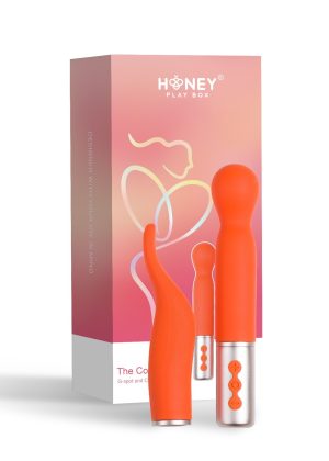 Partschinite - The naughty collection - Vibromasseur à tête interchangeable Orange