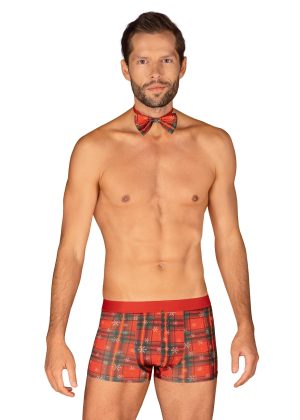 Mr Merrilo - Boxer et nœud papillon Rouge