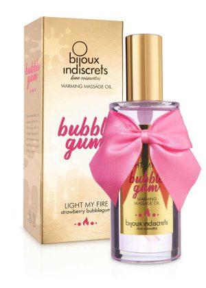 Light my fire - Bubblegum huile de massage chauffante