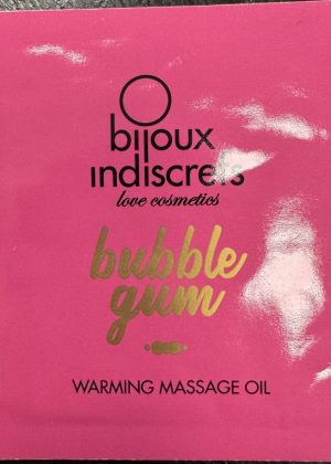 Dosette Light my fire - Bubblegum huile de massage chauffante - 2ml