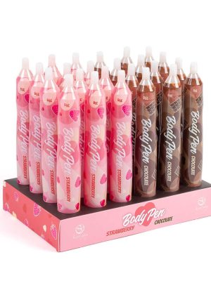 Présentoir stylos comestibles Fraise et Chocolat