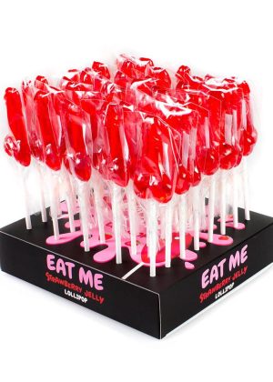 PRÉSENTOIR SUCETTE PÉNIS FRAISE