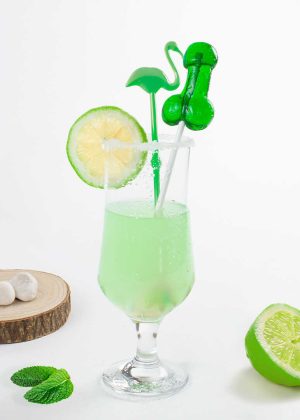 SUCETTE PÉNIS MOJITO AVEC ALCOOL