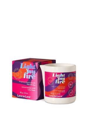 Light My Fire bougie de massage Fleur de lotus 65G