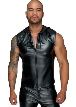 H062 Chemise à capuche avec fermeture éclair à double sens
