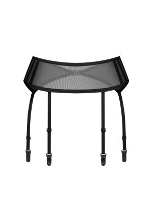 Aurorium porte-jarretelles noires