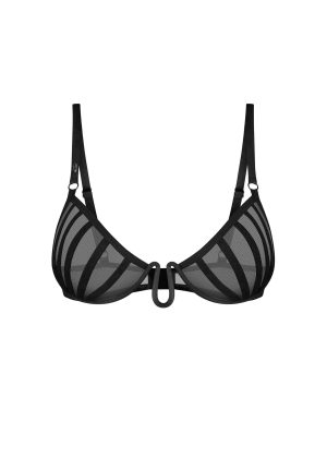 Aurorium demi-soutien-gorge noir