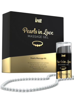 Pearls in love - Kit de massage avec collier de perles