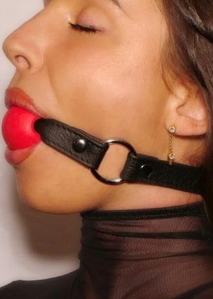 Baillon boule Noir boule rouge
