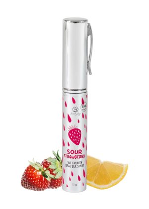 Spray sexe oral à la fraise acide - bouche humide