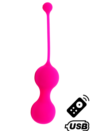 MINA Rose, Boules de Geisha en silicone médical USB avec télécommande
