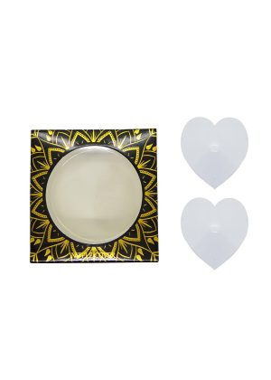 Nipple Métal blanc Cache tétons cœur