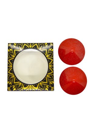 Nipple Métal rouge Cache tétons cône
