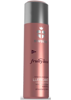 Lubrifiant Vin pétillant à la Fraise - 100 ml